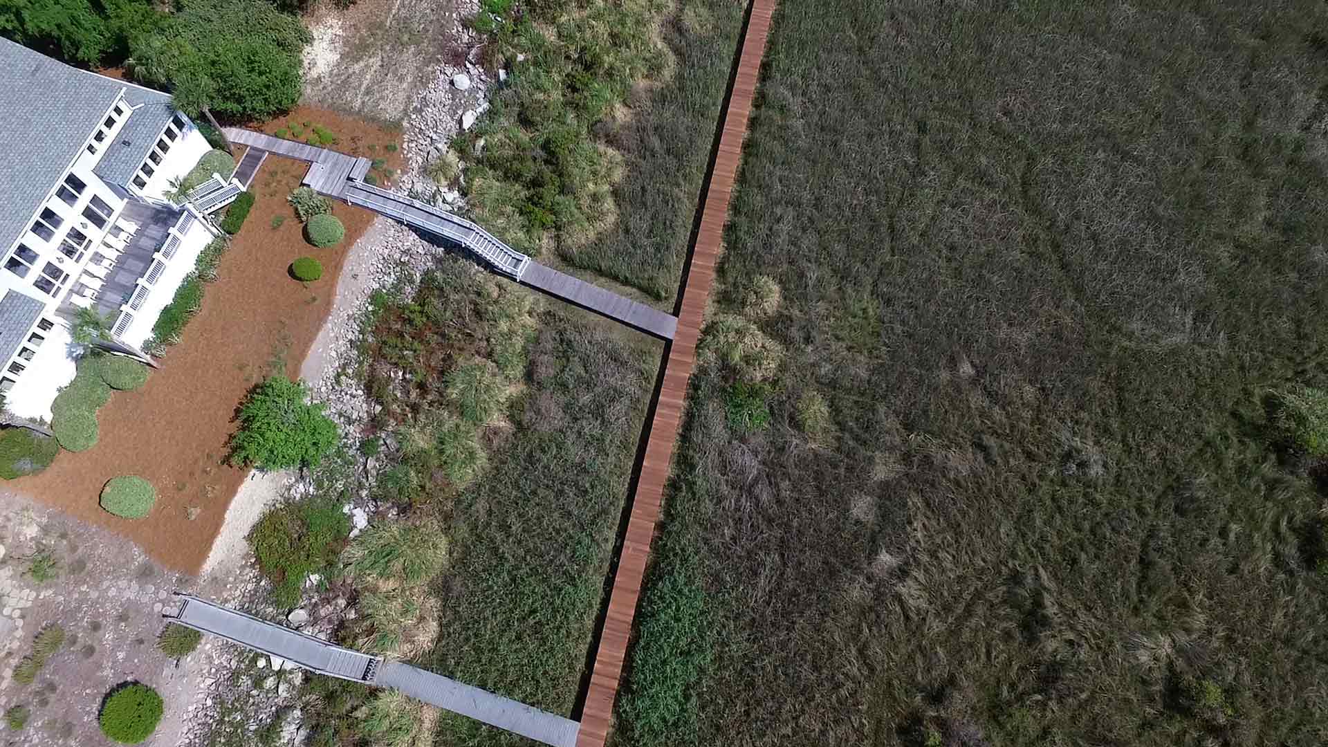 Seabrook Island beach boardwalk
