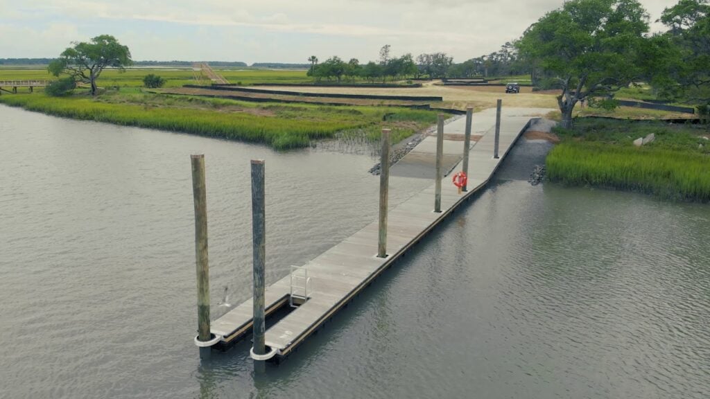 Kiawah River — Community dock, boat landing & pond dock by BluTide Marine Construction