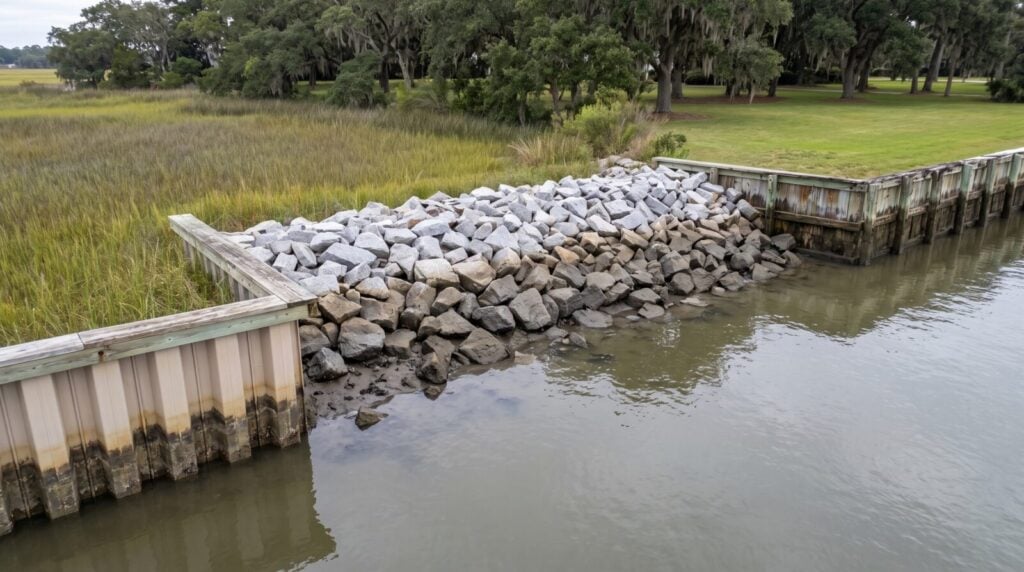 Bulkhead vs. Seawall vs. Riprap: Choosing Shoreline Protection in the Lowcountry