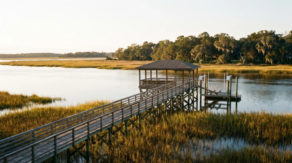 Daniel Island and Wando River Dock Construction: Building on Deep Water and Deep Marsh